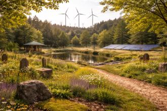 Tiago Schietti destaca a sustentabilidade na gestão de cemitérios como compromisso com o futuro.